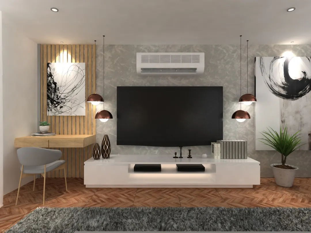 Zaques Hotel Room 1 3D Drawing